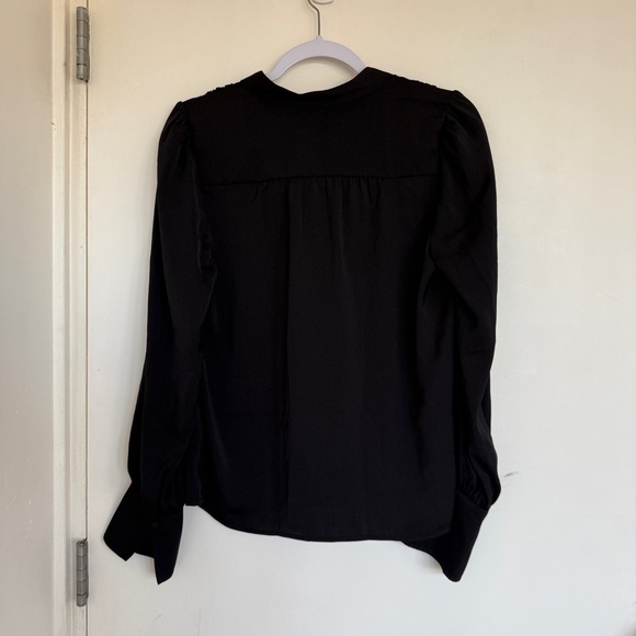 Banana Republic Black Long Sleeve Blouse - Picture 2 of 3